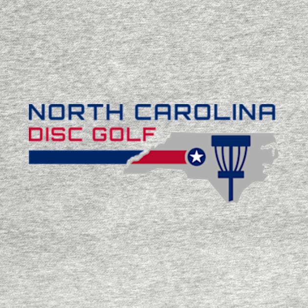 North Carolina Disc Golf - Solid Lines Dark by grahamwilliams